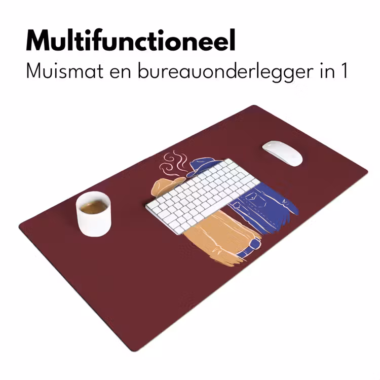 Bureau onderlegger - Mensen - Profiel - Sigaret - Abstract - Kunst — 7