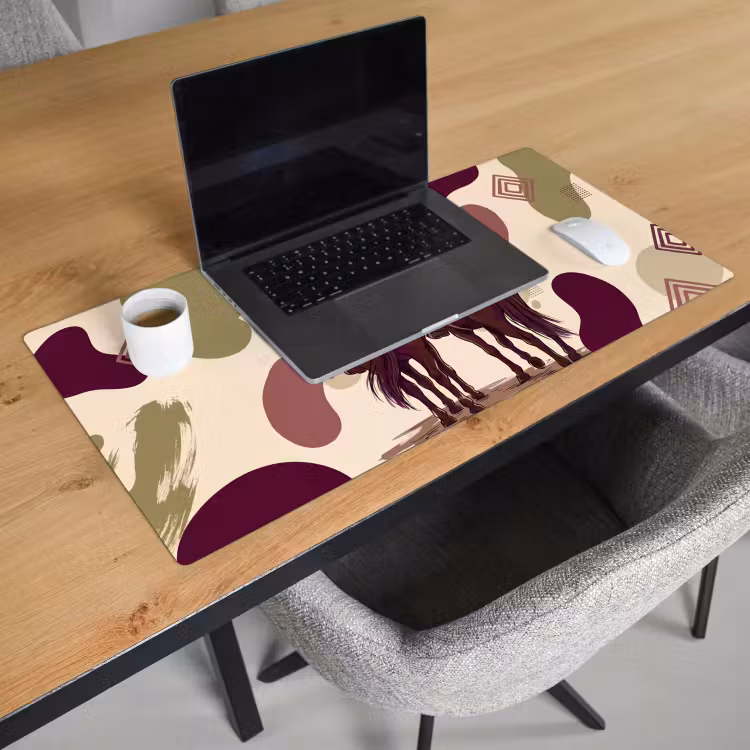 Bureau onderlegger - Mensen - Ruiters - Western - Illustratie - Bruin — 3