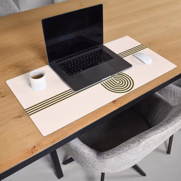 Bureau onderlegger - Abstract - Vormen - Modern - Groen — 3
