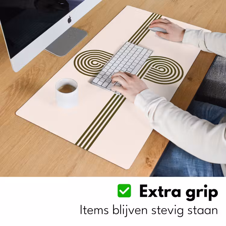 Bureau onderlegger - Abstract - Vormen - Modern - Groen — 6