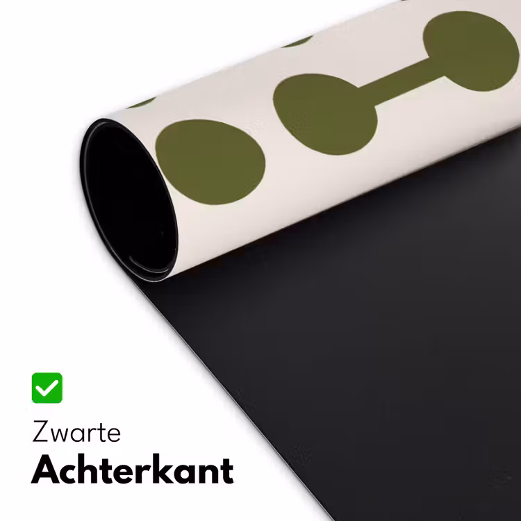 Bureau onderlegger - Cirkels - Geometrisch - Abstract - Modern - Groen — 5