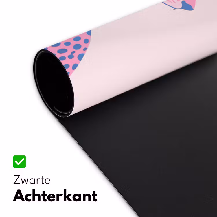 Bureau onderlegger - Dieren - Profiel - Abstract - Roze - Blauw — 5