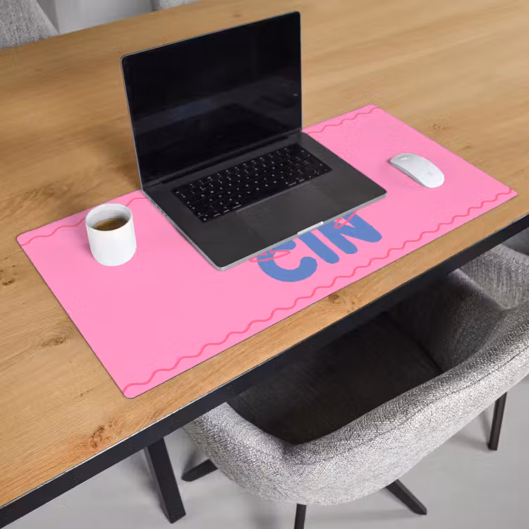 Bureau onderlegger - Drank - Glazen - Proost - Modern - Roze — 3