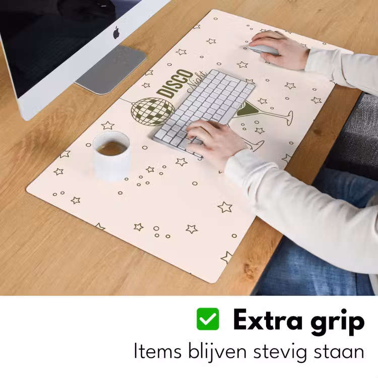 Bureau onderlegger - Feest - Disco - Drank - Illustratie - Groen — 6