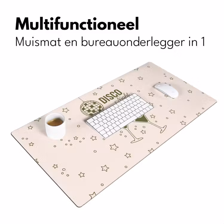 Bureau onderlegger - Feest - Disco - Drank - Illustratie - Groen — 7