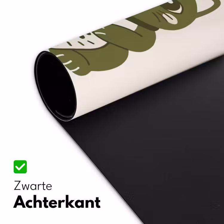 Bureau onderlegger - Kat - Geluk - Dieren - Modern - Groen — 5