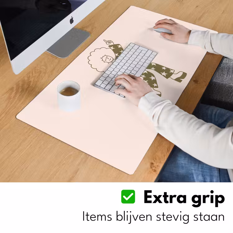 Bureau onderlegger - Mensen - Dansend - Feest - Vintage - Groen — 6