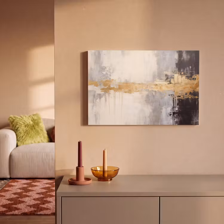 Canvas schilderij - Goud - Luxe - Acryl - Kunst — 2