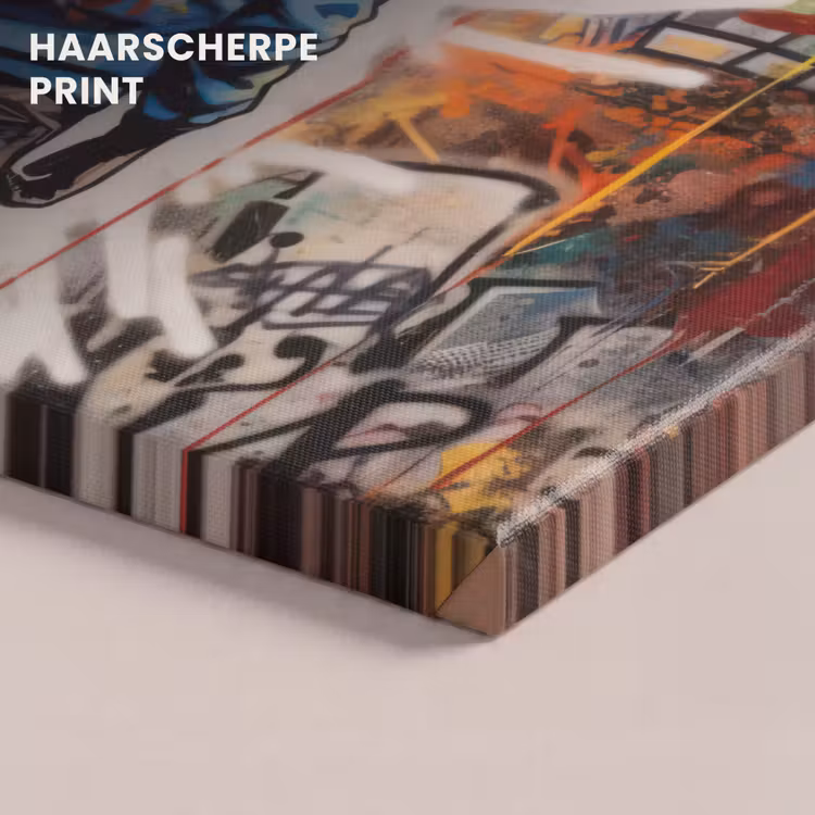 Canvas schilderij - Graffiti - Jongen - Kleuren - Kunst - Street Art — 5