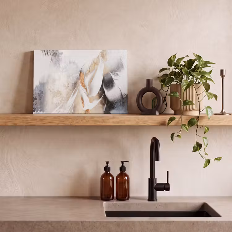 Canvas schilderij - Abstract - Gold - Design - Luxe — 4