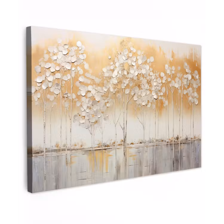 Canvas schilderij - Bomen - Kunst - Acryl - Natuur — 1