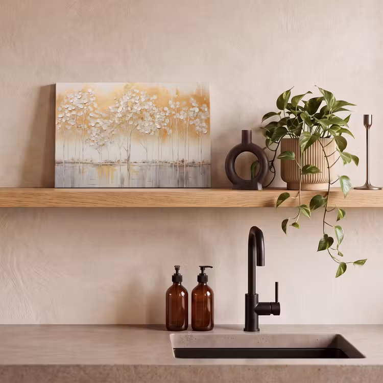 Canvas schilderij - Bomen - Kunst - Acryl - Natuur — 4
