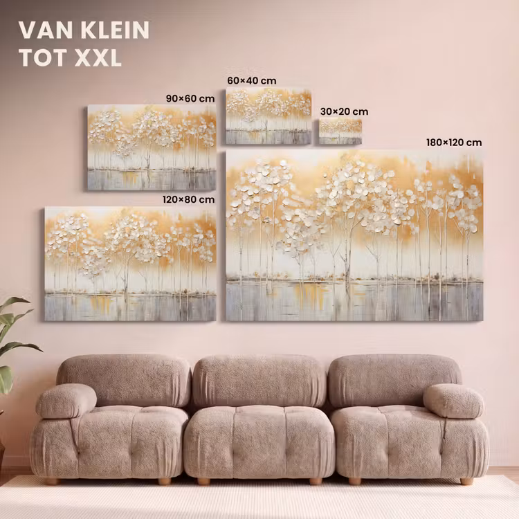 Canvas schilderij - Bomen - Kunst - Acryl - Natuur — 7