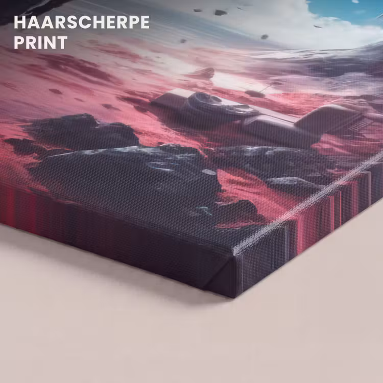 Canvas schilderij - Astronaut - Ruimte - Planeten - Wolken — 5
