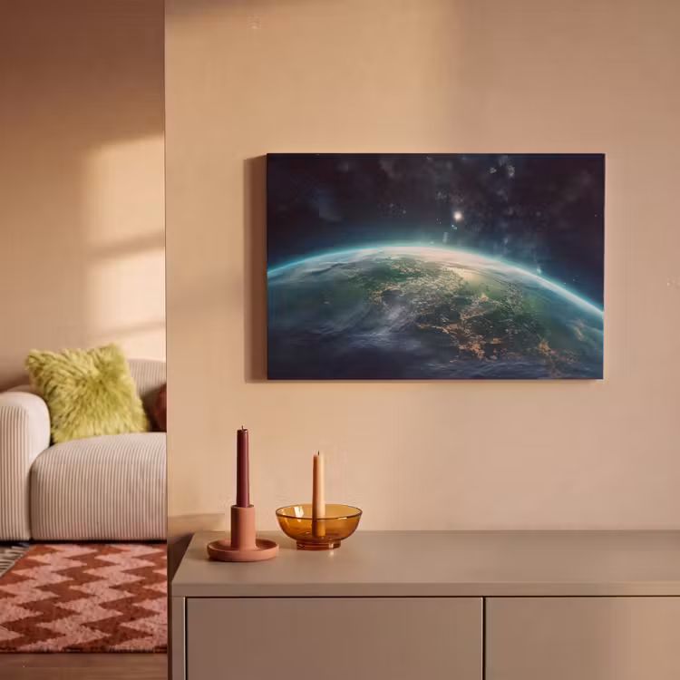 Canvas schilderij - Aarde - Ruimte - Sterren - Landschap — 2