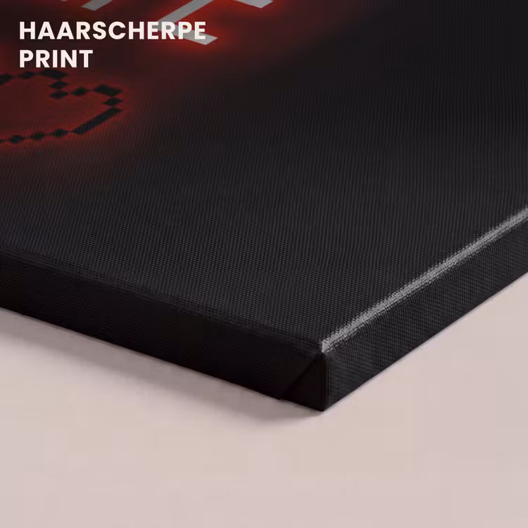Canvas schilderij - Gaming - Tekst - Get a life - Neon - Zwart — 5