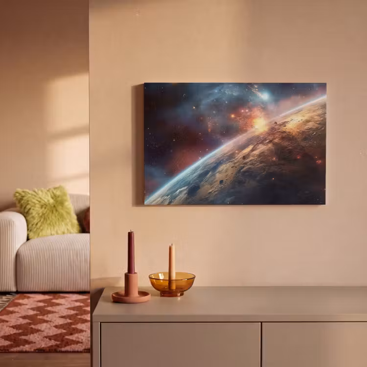 Canvas schilderij - Heelal - Sterren - Ruimte - Planeet — 2