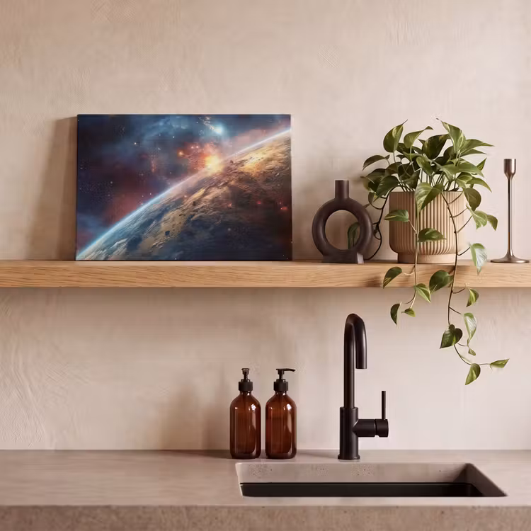 Canvas schilderij - Heelal - Sterren - Ruimte - Planeet — 4