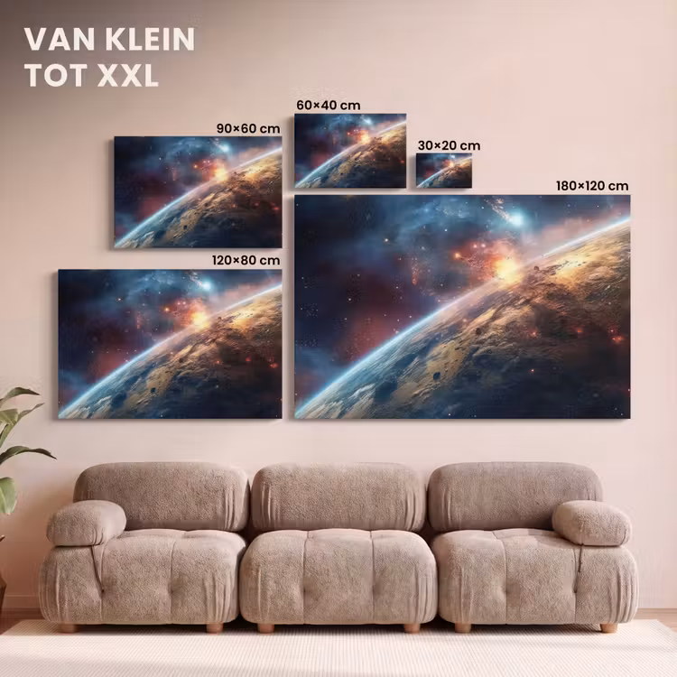 Canvas schilderij - Heelal - Sterren - Ruimte - Planeet — 7