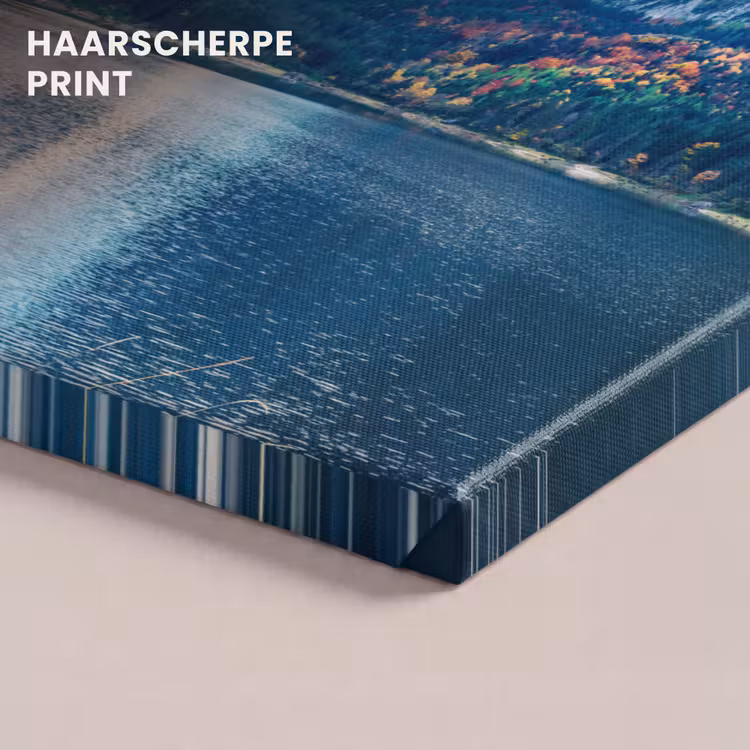 Canvas schilderij - Bergen - Meer - Pad - Natuur - Water — 5