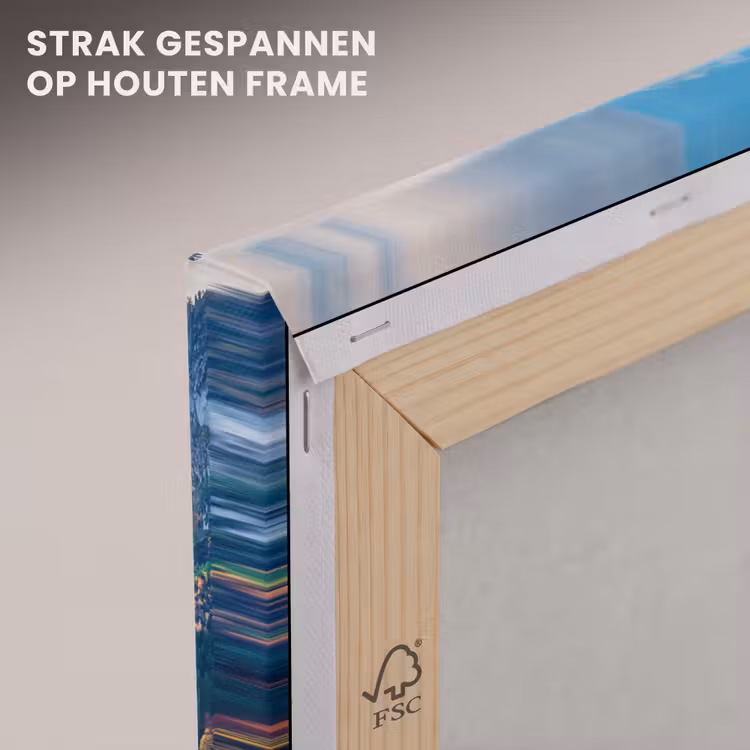 Canvas schilderij - Bergen - Meer - Pad - Natuur - Water — 7