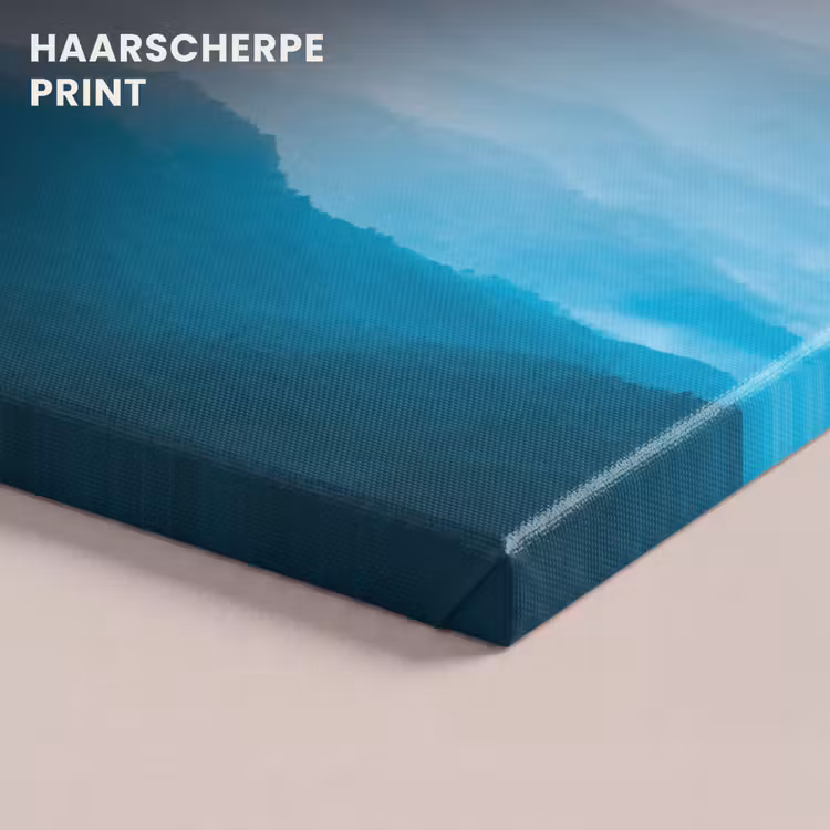 Canvas schilderij - Bergen - Zon - Oranje - Natuur — 5