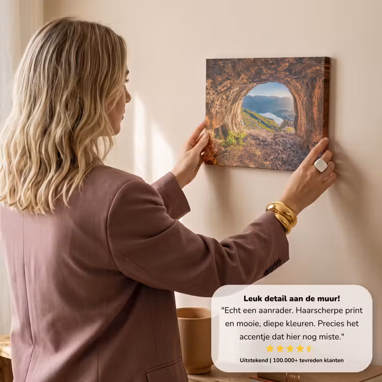 Canvas schilderij - Grot - Berg - Landschap - Natuur — 2