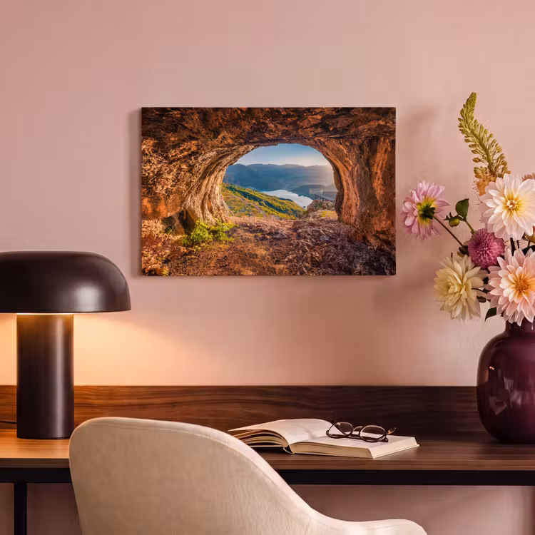 Canvas schilderij - Grot - Berg - Landschap - Natuur — 5