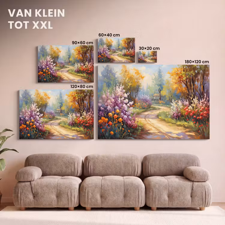 Canvas schilderij - Bloemen - Bomen - Kunst - Watercolor — 7