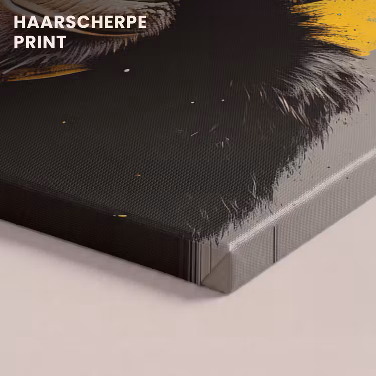 Canvas schilderij - Aap - Chimpansee - Banaan - Geel - Dieren - Stropdas — 5