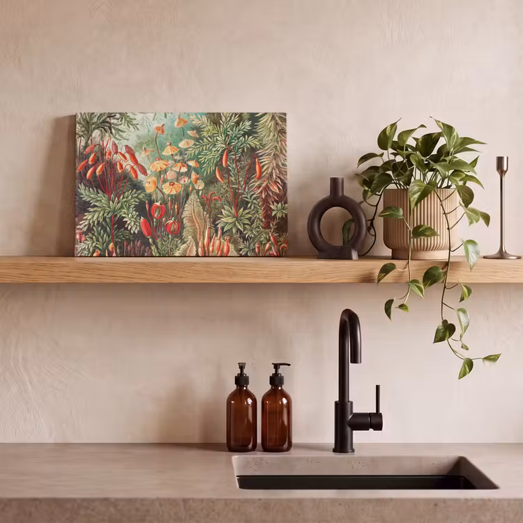 Canvas schilderij - Bloemen - Kunst - Vintage - Natuur - Botanisch — 4