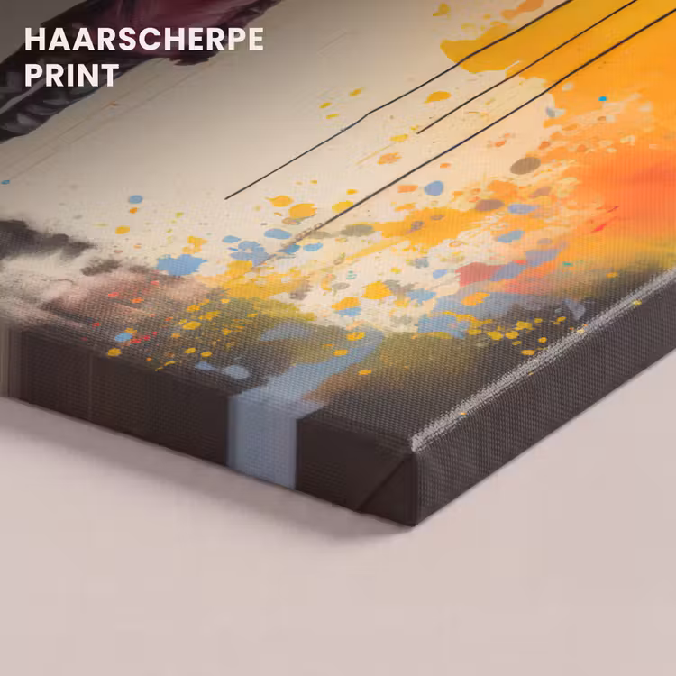Canvas schilderij - Graffiti - Paraplu - Mensen - Kleuren - Kunst — 5