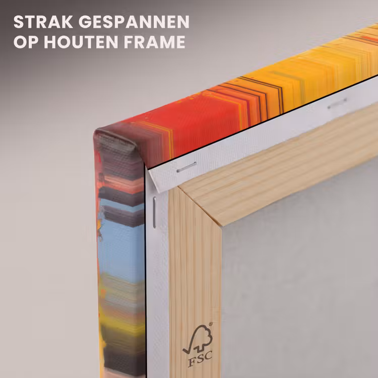 Canvas schilderij - Graffiti - Paraplu - Mensen - Kleuren - Kunst — 7