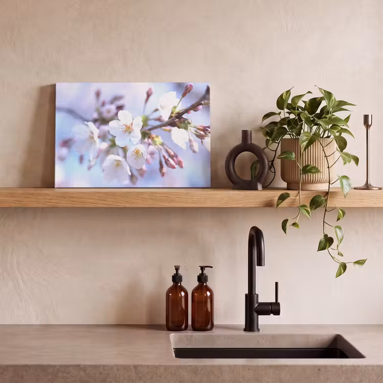 Canvas schilderij - Bloemen - Sakura - Tak - Bloesem takken — 4