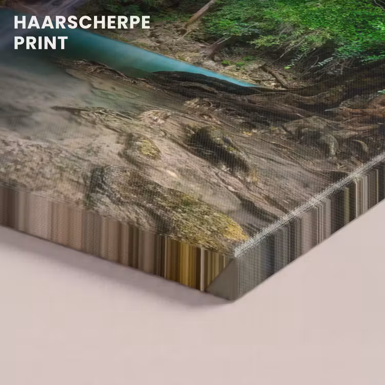 Canvas schilderij - Jungle - Waterval - Planten - Water - Natuur — 5