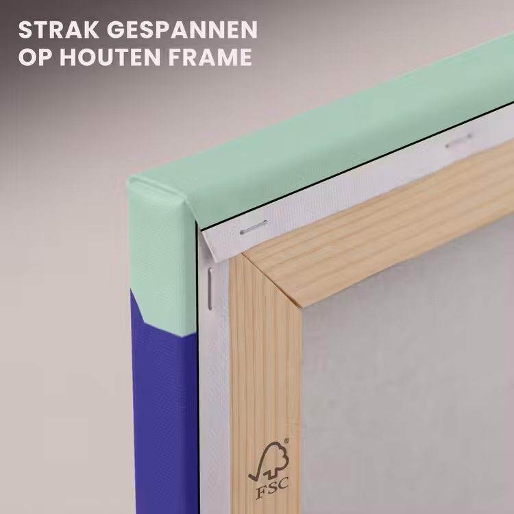 Canvas schilderij - Hartjes - Kleurrijk - Valentijn — 7