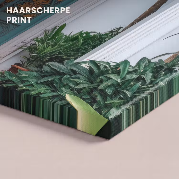 Canvas schilderij - Deur - Patronen - Planten — 5