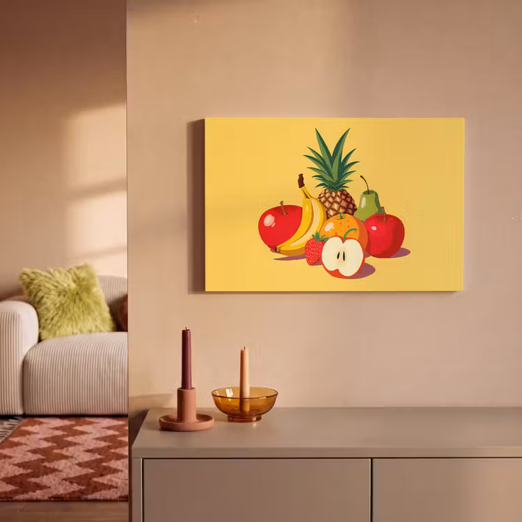 Canvas schilderij - Fruit - Illustratie - Kleurrijk — 2
