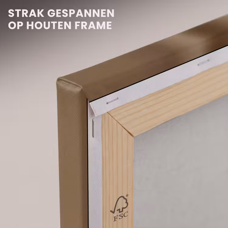 Canvas schilderij - Champagne - Beige - Schaduw - Bubbels — 7