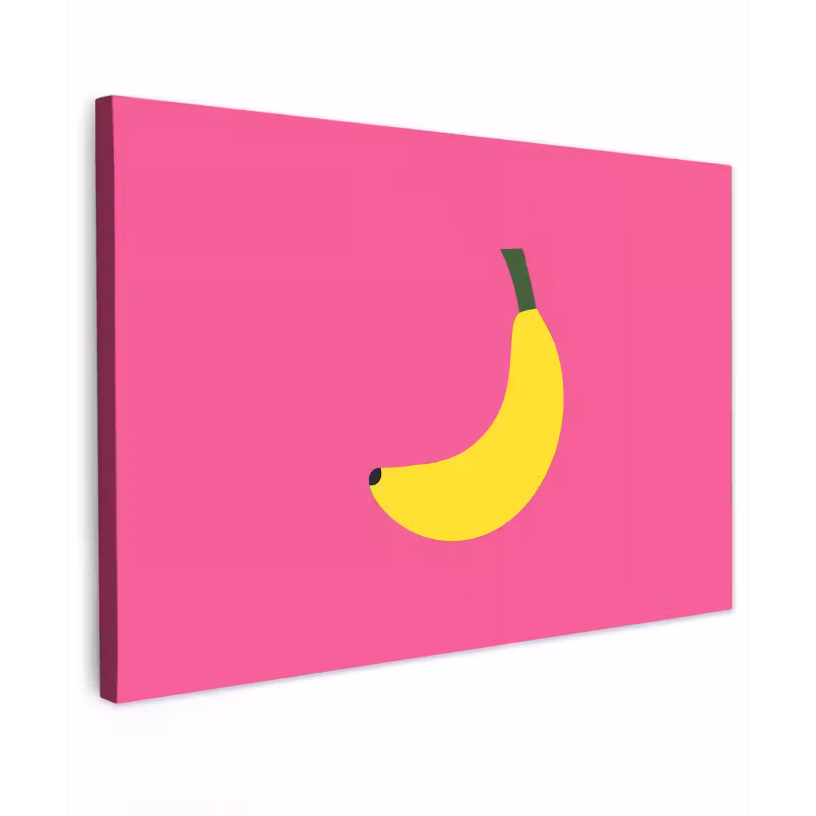 Canvas schilderij - Banaan - Geel - Fruit — 1