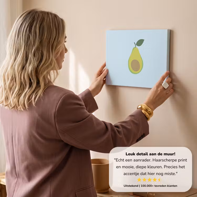 Canvas schilderij - Avocado - Illustratie - Groene - Vrucht — 3