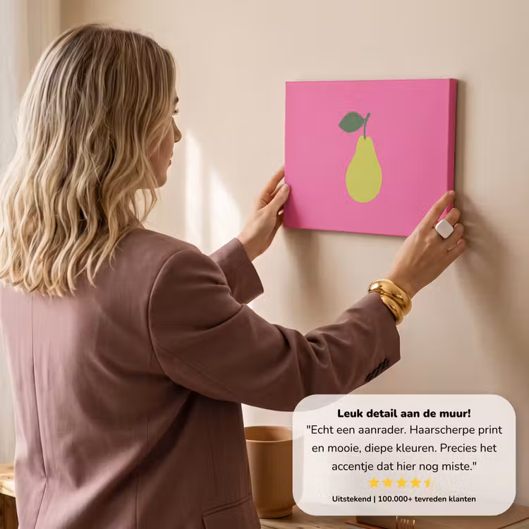 Canvas schilderij - Illustratie - Fruit - Peer - Groen — 3
