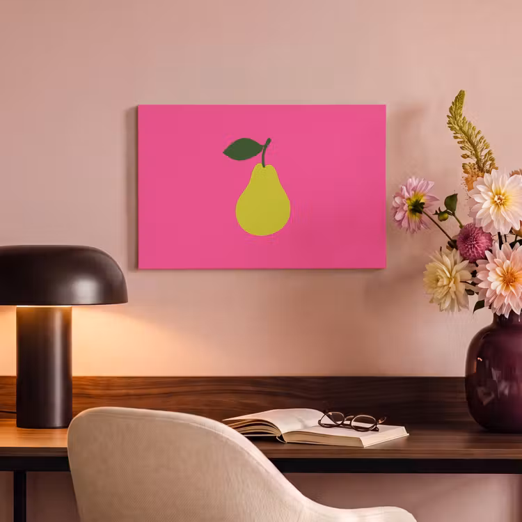 Canvas schilderij - Illustratie - Fruit - Peer - Groen — 6