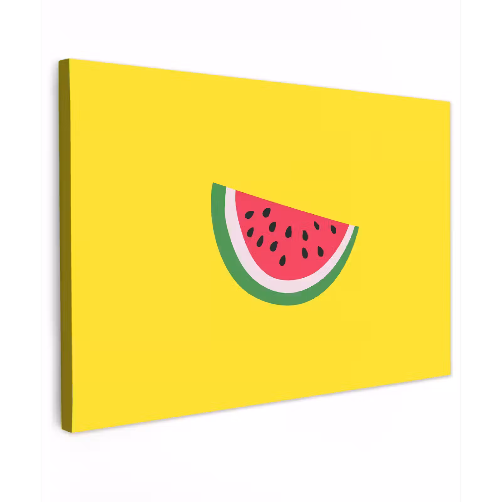 Canvas schilderij - Fruit - Watermeloen - Geel — 1