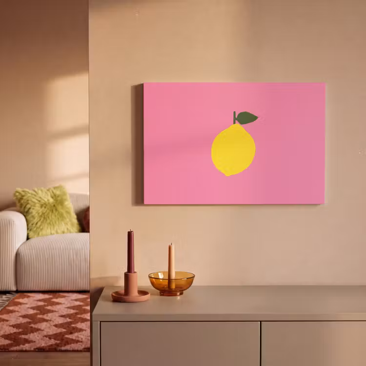 Canvas schilderij - Citroen - Geel - Fris — 2