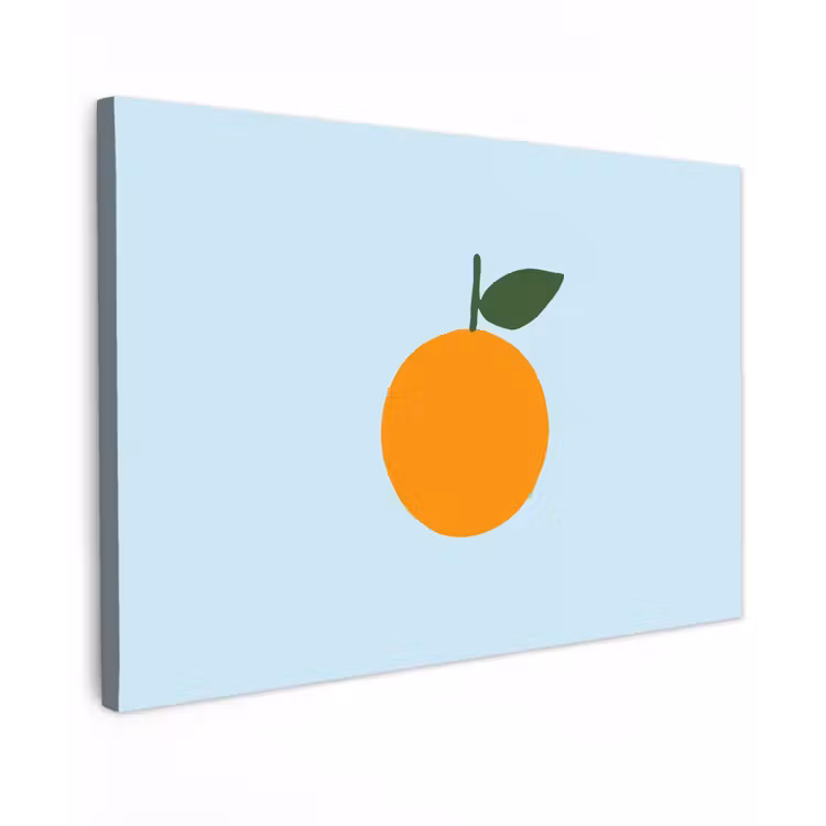 Canvas schilderij - Fruit - Sinaasappel - Oranje — 1