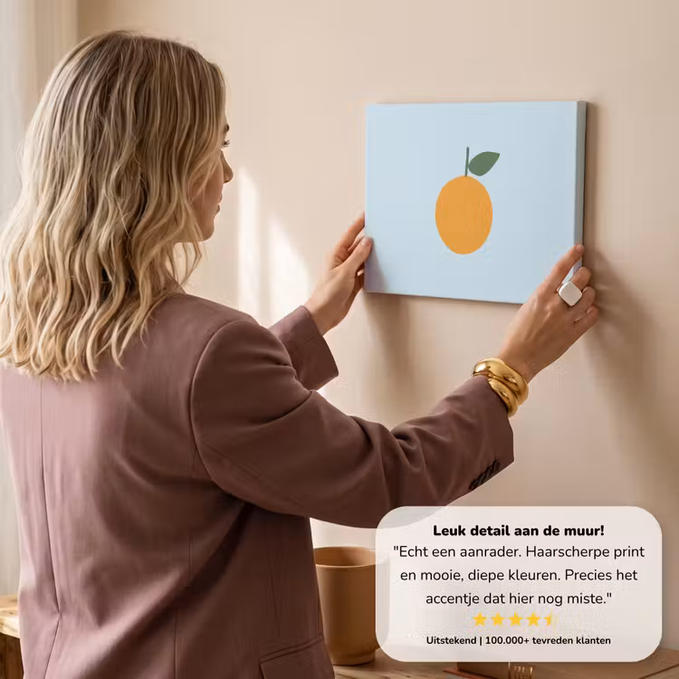 Canvas schilderij - Fruit - Sinaasappel - Oranje — 3