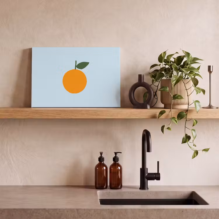 Canvas schilderij - Fruit - Sinaasappel - Oranje — 4