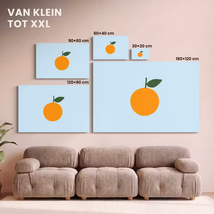 Canvas schilderij - Fruit - Sinaasappel - Oranje — 7