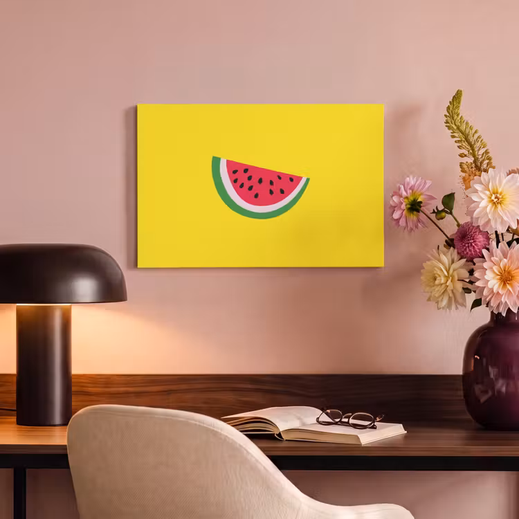 Canvas schilderij - Fruit - Watermeloen - Geel — 6